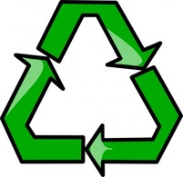 Signs & Symbols - Recycling Sign Symbol clip art 