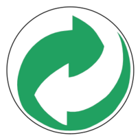 Recycling Symbol Green and White Arrows Preview