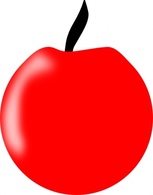 Red Apple clip art