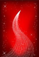 Red Christmas Background Vector Illustration 