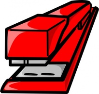 Red Education Stappler Office Tools Stapler Preview