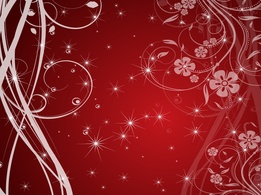 Backgrounds - Red Filigree Vector 