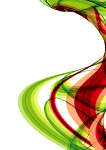 Red Green Swooshes Vector