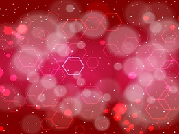 Backgrounds - Red Hexagons 