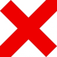 Red Icon Mark Cross OK No X Ex Not Not OK 