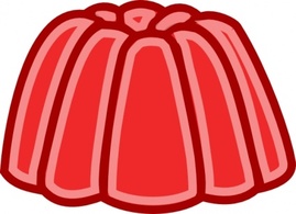 Red Jelly clip art Preview