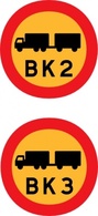 Transportation - Red Sign Black Signs Orange Transportation Road Warning Roadsigns Trucks Caution 