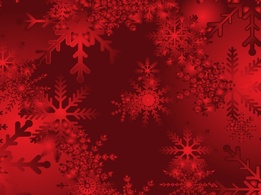 Backgrounds - Red Snow Background 