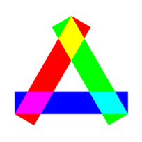 Rgb Long Rectangles Triangle