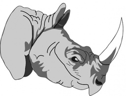 Rhinoceros 3d clip art Preview