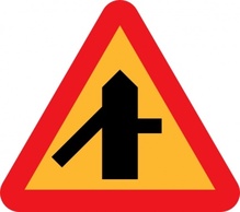 Road Layout Sign clip art