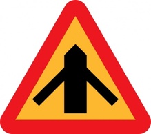 Road Layout Sign clip art