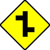 Road Sign Junction clip art Preview