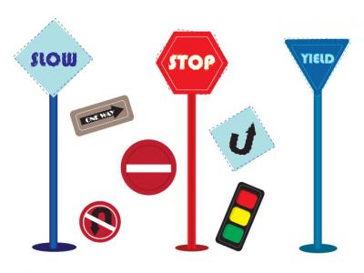 Signs & Symbols - Road signs 