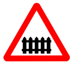 Signs & Symbols - Roadsign rail fence 