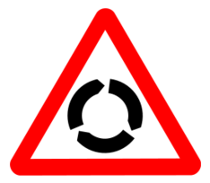 Roadsign roundabout