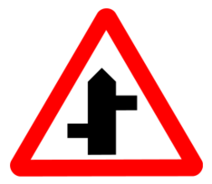 Signs & Symbols - Roadsign staggered 