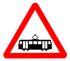 Signs & Symbols - Roadsign tram 