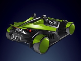 Roadster Race Car Vector