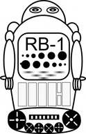 Technology - Robot clip art 