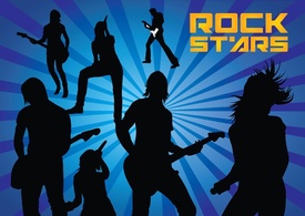 Rock Stars Silhouettes