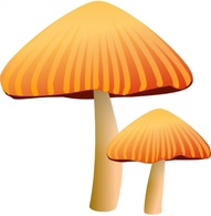 Nature - Rockraikar Orange Mushroom clip art 