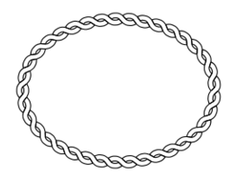 Rope Border Oval