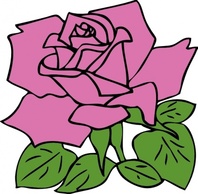 Flowers & Trees - Rose clip art 