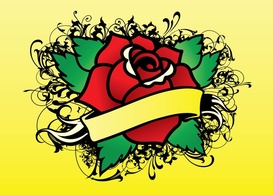 Rose Tattoo Vector