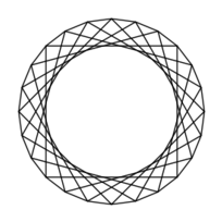 Rotated Squares Inside 24gon