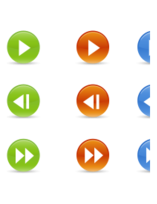 Elements - Round Buttons Symbols 