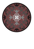 Round ornamental panel