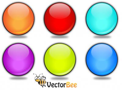 Web Elements - Rounded Vector Glossy Button 