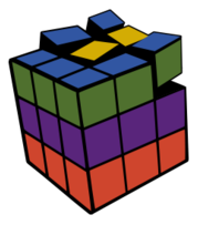 Rubik 3D Colored Preview