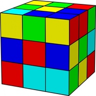 Technology - Rubik Cube clip art 