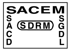 Sacem – Sdrm – Sacd – Sgdl 