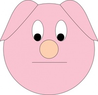 Sad Piggy clip art 