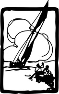 Sports - Sailing clip art 