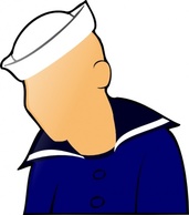 Human - Sailor Figure clip art 