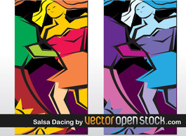 Salsa dancing art illustration Preview