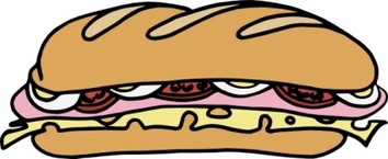 Sandwich_one clip art