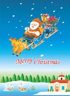 Cartoon - Santa Card 