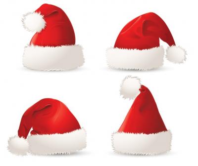 Santa Christmas Hats Preview