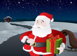 Objects - Santa Claus vector 