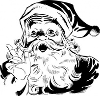 Holiday & Seasonal - Santa clip art 