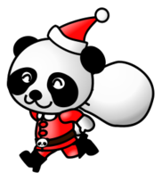 Cartoon - Santa Panda 