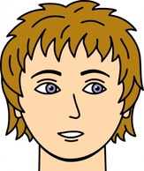 Human - Sas Face Colour clip art 