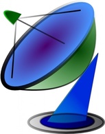 Satellite Dish clip art 