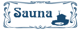 Sauna Sign