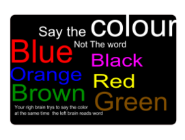 Say The Colour Not The Word 